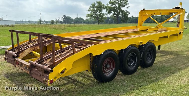 image for item EJ3674 2001 Shop built equipment trailer