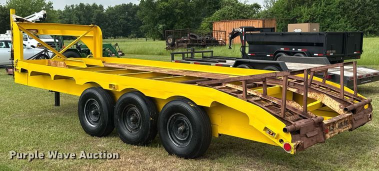 image for item EJ3674 2001 Shop built equipment trailer