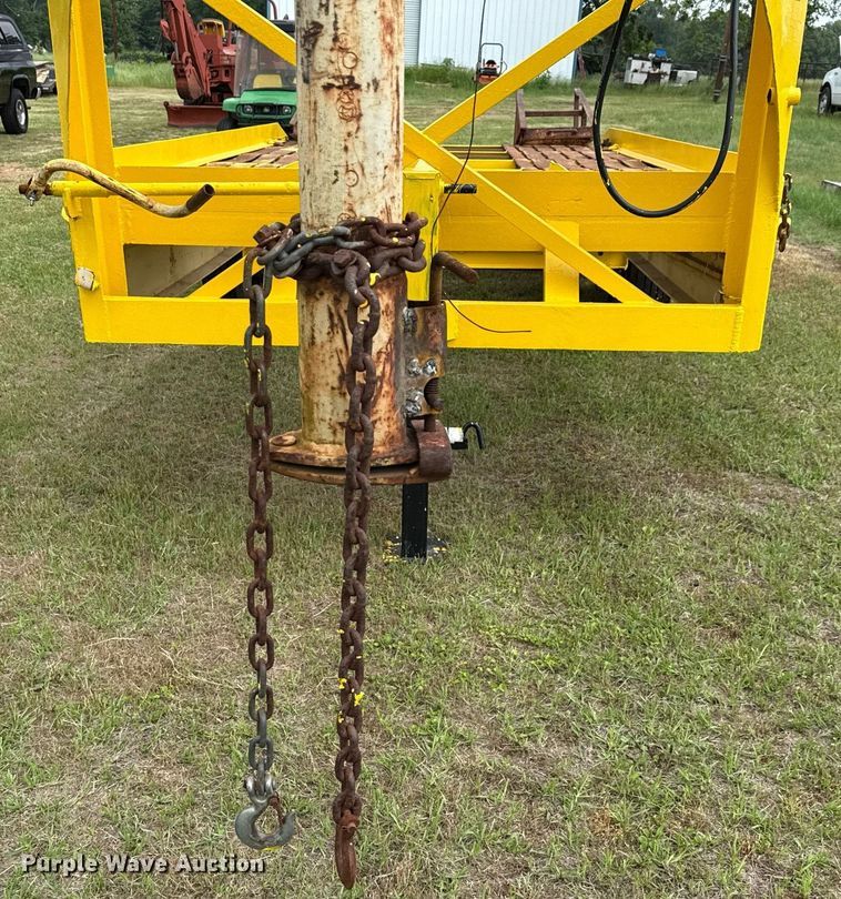 image for item EJ3674 2001 Shop built equipment trailer