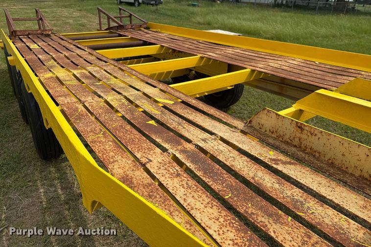 image for item EJ3674 2001 Shop built equipment trailer