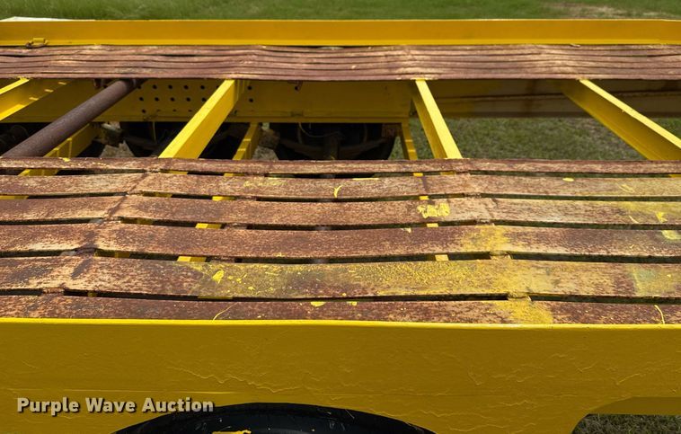 image for item EJ3674 2001 Shop built equipment trailer