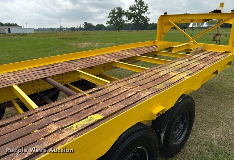 image for item EJ3674 2001 Shop built equipment trailer