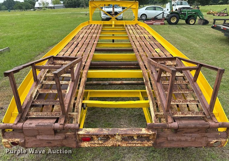 image for item EJ3674 2001 Shop built equipment trailer