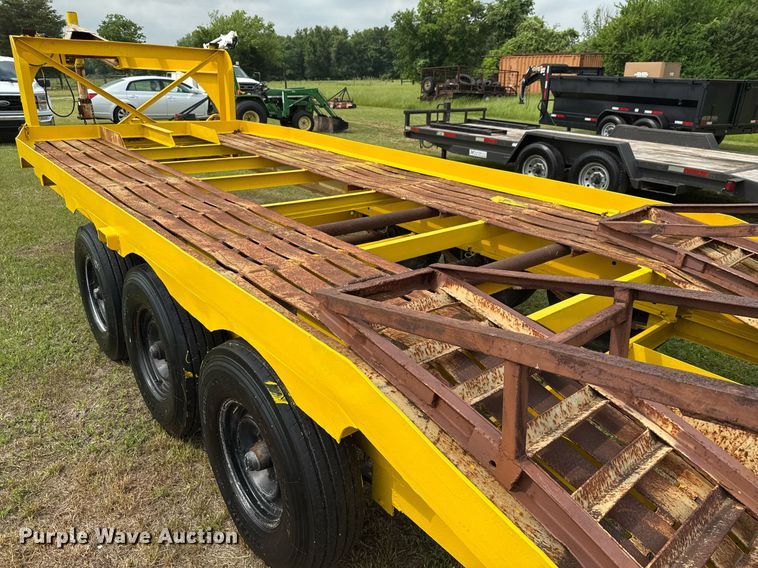 image for item EJ3674 2001 Shop built equipment trailer