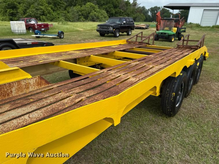image for item EJ3674 2001 Shop built equipment trailer