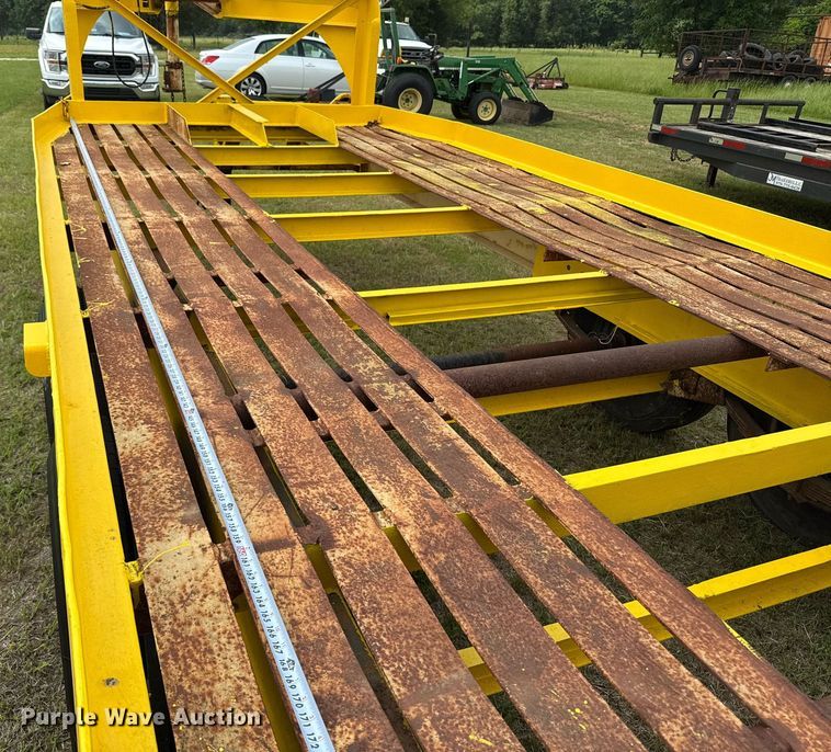 image for item EJ3674 2001 Shop built equipment trailer