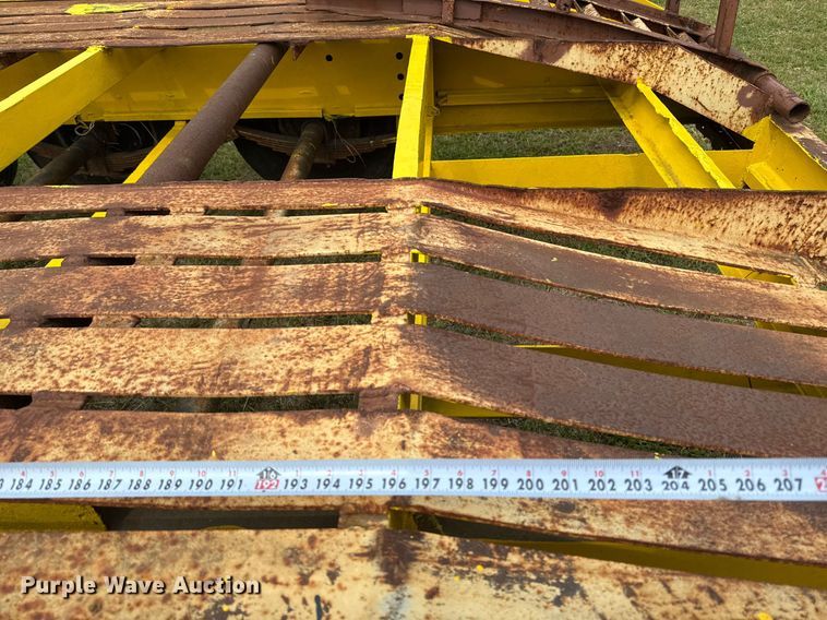 image for item EJ3674 2001 Shop built equipment trailer