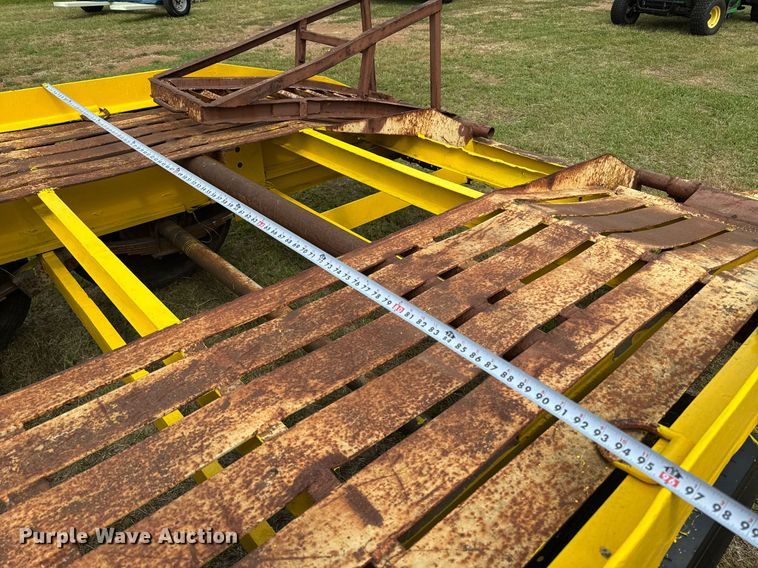 image for item EJ3674 2001 Shop built equipment trailer