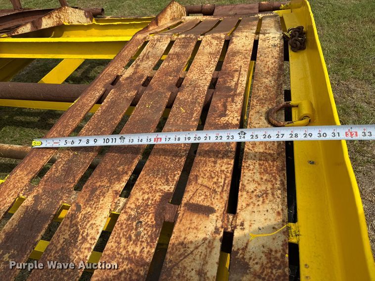 image for item EJ3674 2001 Shop built equipment trailer