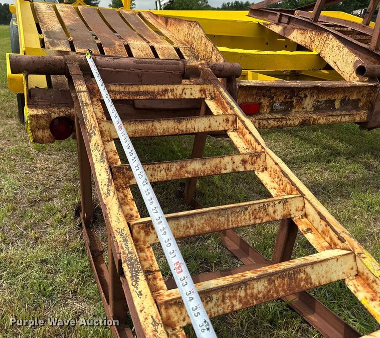 image for item EJ3674 2001 Shop built equipment trailer