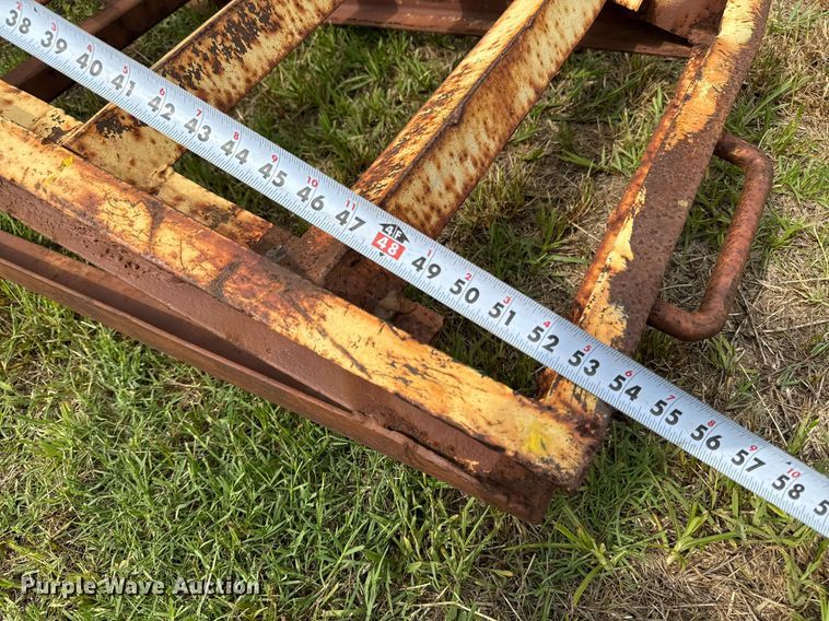 image for item EJ3674 2001 Shop built equipment trailer