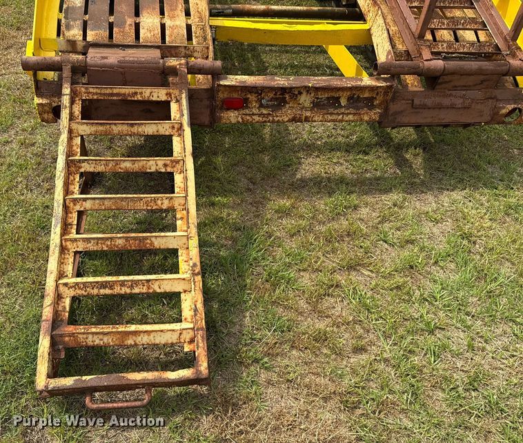 image for item EJ3674 2001 Shop built equipment trailer