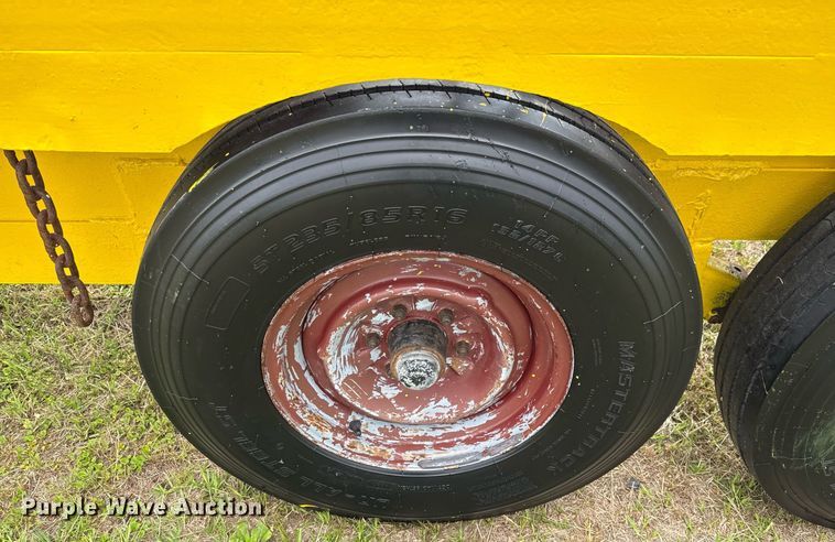 image for item EJ3674 2001 Shop built equipment trailer