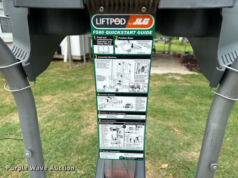 image for item EJ3684 JLG FS80 LiftPod vertical lift