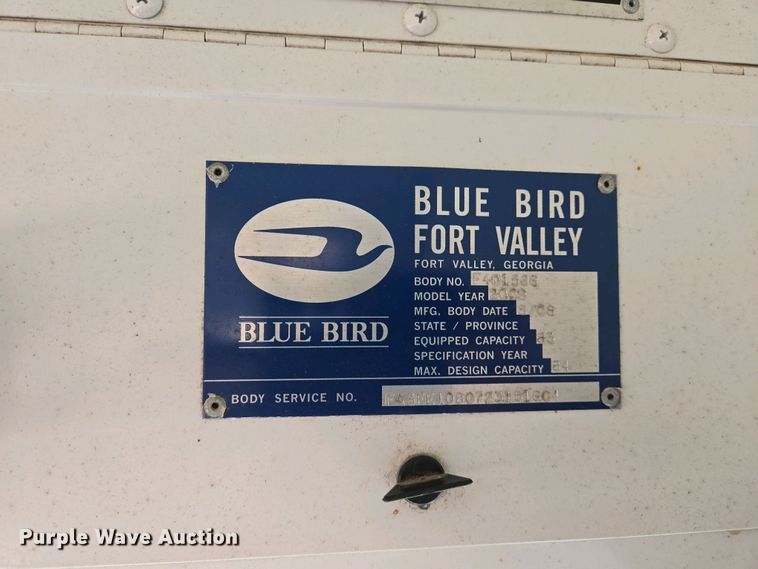 image for item EJ7457 2009 Blue Bird All American school bus