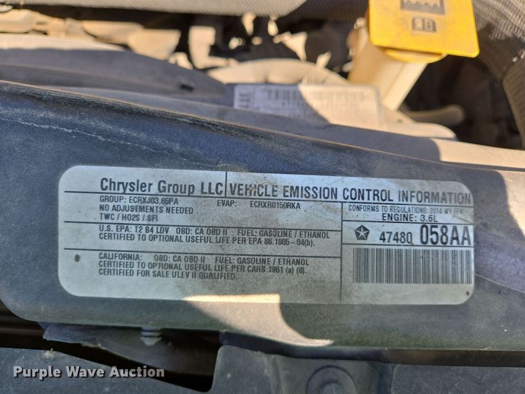 image for item EJ7462 2014 Dodge Grand Caravan van