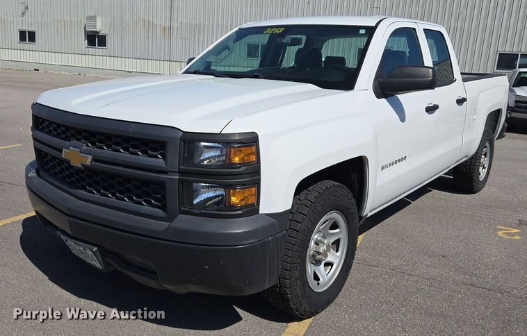 image for item EJ7464 2015 Chevrolet Silverado 1500 Double Cab pickup truck