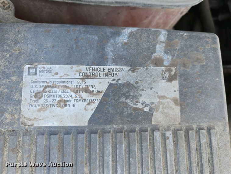 image for item EJ7464 2015 Chevrolet Silverado 1500 Double Cab pickup truck