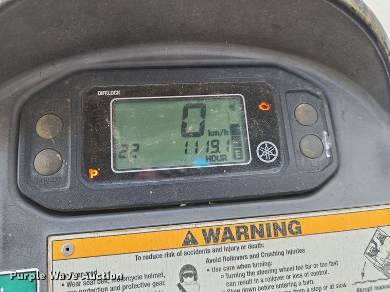 image for item EJ7507 2008 Yamaha Rhino 700 utility vehicle