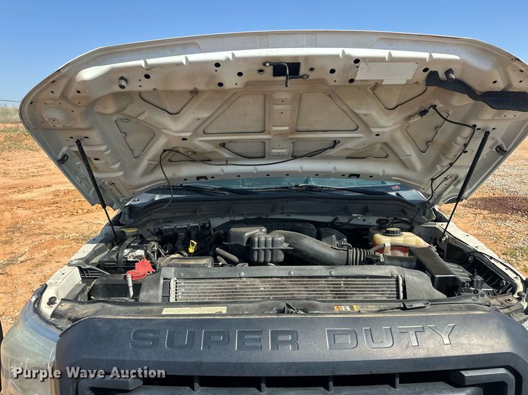 image for item EJ8627 2016 Ford F350 Super Duty XL flatbed pickup truck