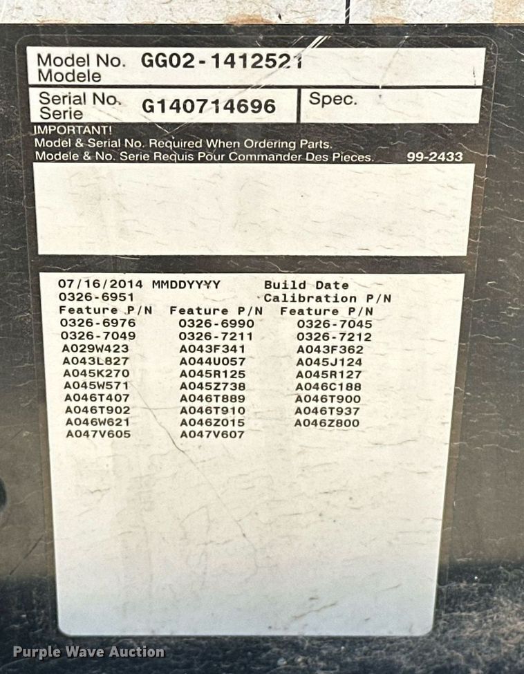 image for item EJ8670 2014 Cummins C36 N6 generator