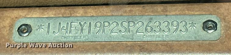 image for item EJ8683 1995 Jeep Wrangler SUV