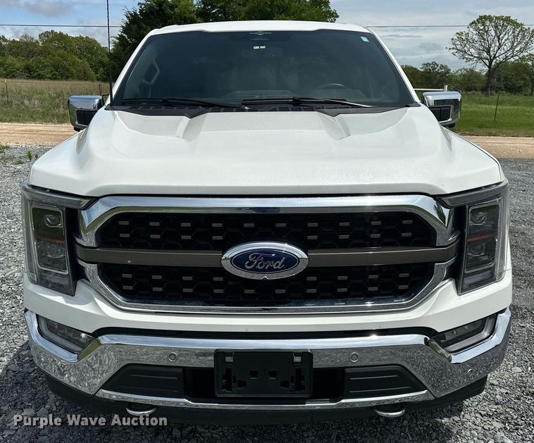 image for item EJ8686 2023 Ford F150 SuperCrew King Ranch pickup truck