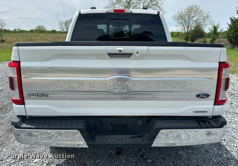 image for item EJ8686 2023 Ford F150 SuperCrew King Ranch pickup truck