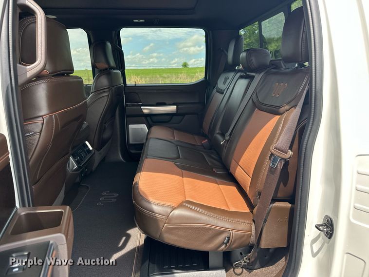 image for item EJ8686 2023 Ford F150 SuperCrew King Ranch pickup truck