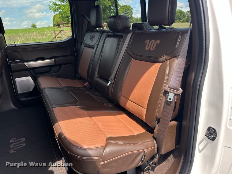 image for item EJ8686 2023 Ford F150 SuperCrew King Ranch pickup truck