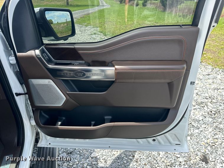 image for item EJ8686 2023 Ford F150 SuperCrew King Ranch pickup truck