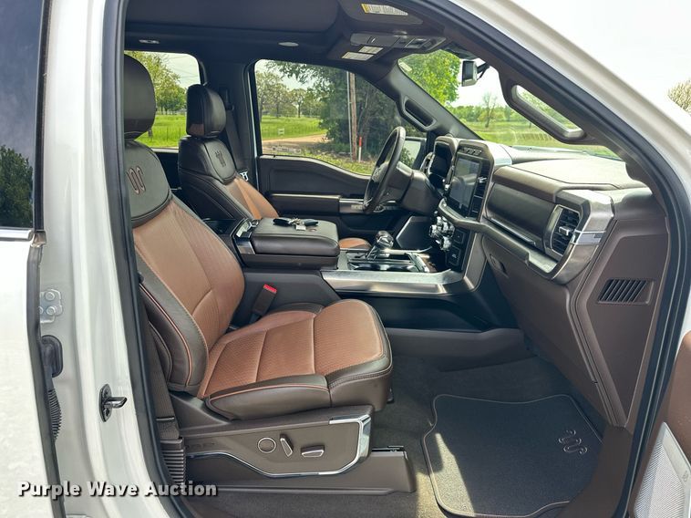 image for item EJ8686 2023 Ford F150 SuperCrew King Ranch pickup truck