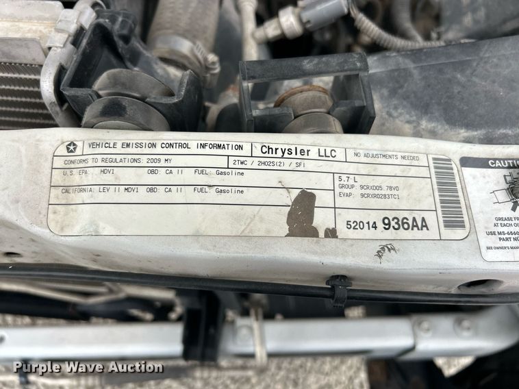 image for item EK2933 2009 Dodge Ram 2500 pickup truck