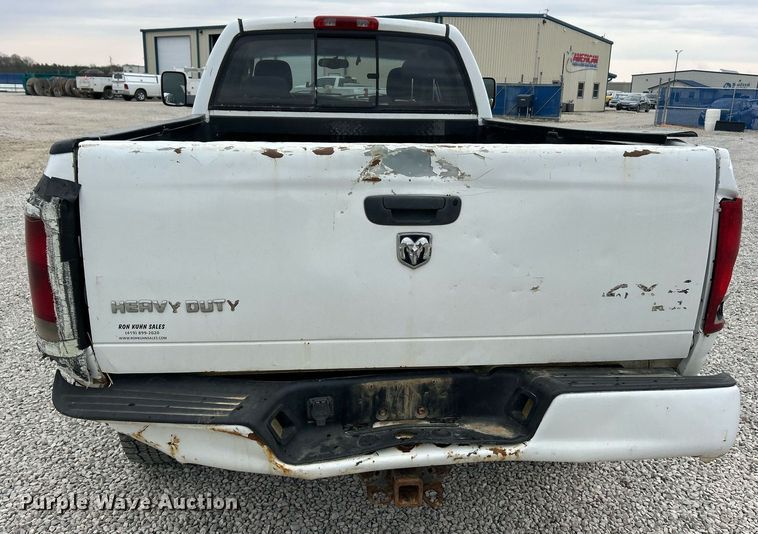 image for item EK2934 2005 Dodge Ram 3500 Quad Cab pickup truck