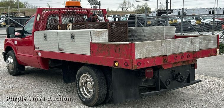 image for item EK2947 2013 Ford F350 Super Duty XL flatbed pickup truck