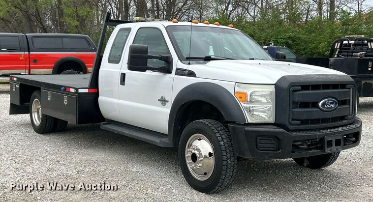 image for item EK2948 2015 Ford F550 Super Duty SuperCab flatbed truck