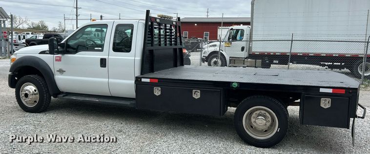 image for item EK2948 2015 Ford F550 Super Duty SuperCab flatbed truck