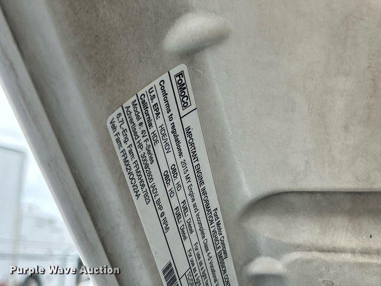 image for item EK2948 2015 Ford F550 Super Duty SuperCab flatbed truck