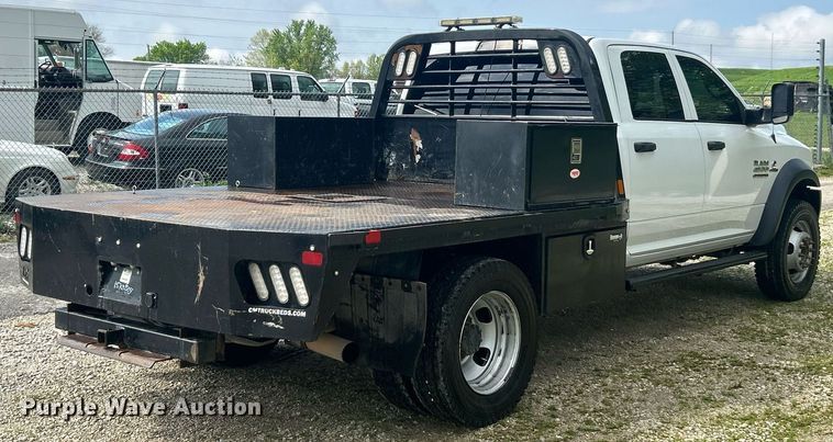 image for item EK2975 2018 Dodge Ram 4500 Crew Cab flatbed truck