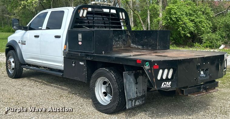 image for item EK2975 2018 Dodge Ram 4500 Crew Cab flatbed truck