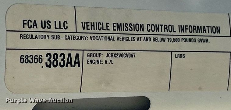 image for item EK2975 2018 Dodge Ram 4500 Crew Cab flatbed truck