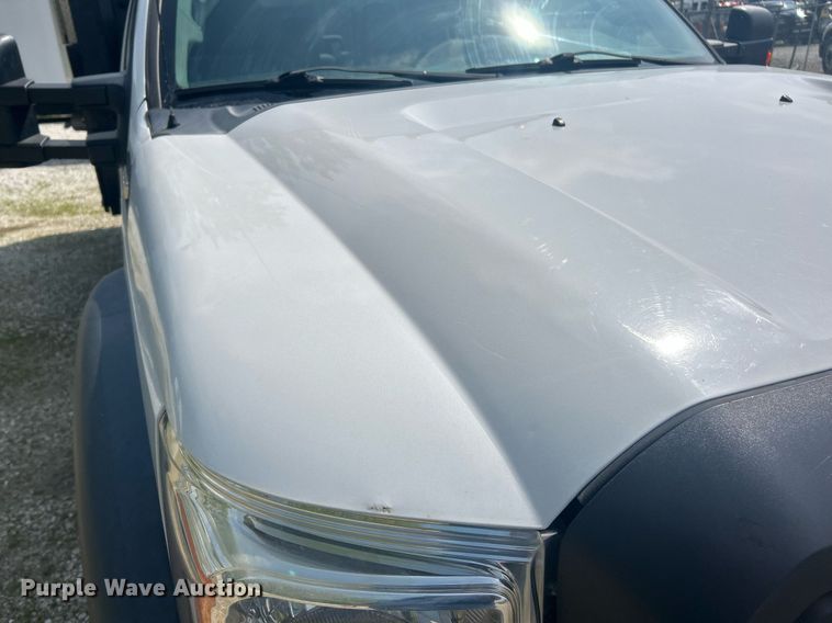 image for item EK2978 2012 Ford F550 Super Duty Crew Cab flatbed truck