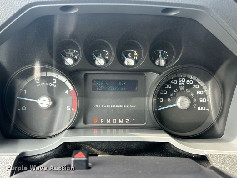 image for item EK2978 2012 Ford F550 Super Duty Crew Cab flatbed truck