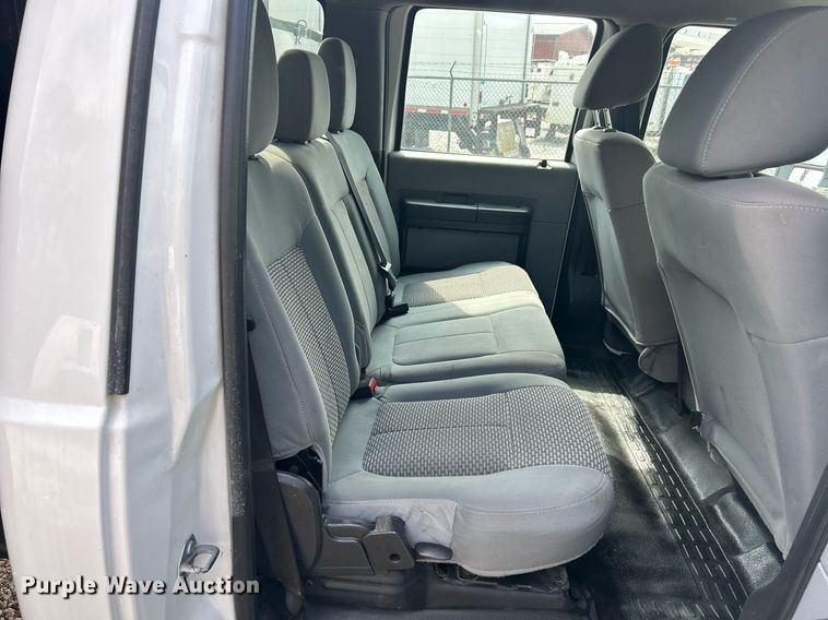 image for item EK2978 2012 Ford F550 Super Duty Crew Cab flatbed truck