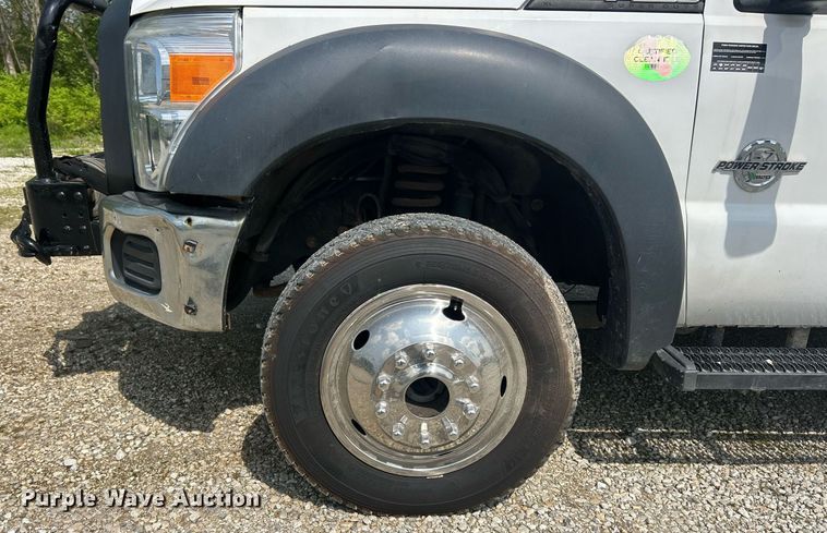 image for item EK2978 2012 Ford F550 Super Duty Crew Cab flatbed truck