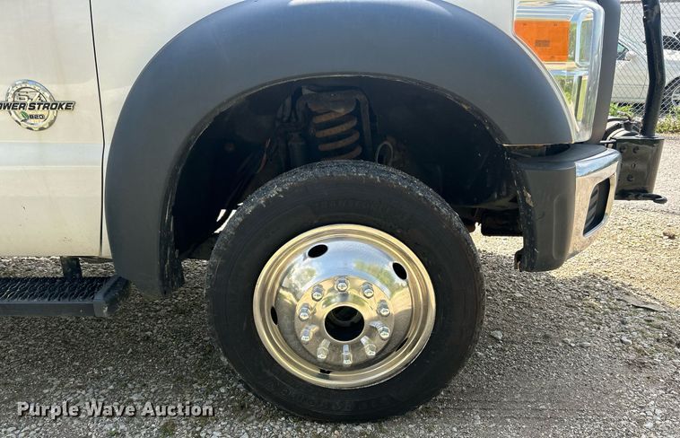 image for item EK2978 2012 Ford F550 Super Duty Crew Cab flatbed truck