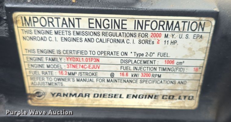 image for item EK5186 2001 John Deere 2030 Pro Gator utility vehicle