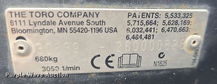 image for item EK5187 Toro Groundmaster 3500-D greens mower