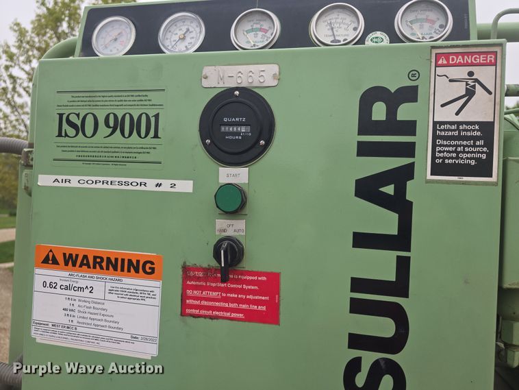 image for item EK5191 Sullair 10-30 AC/AC air compressor
