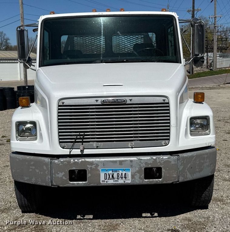 image for item EM3816 1997 Freightliner FL70 dump flatbed truck